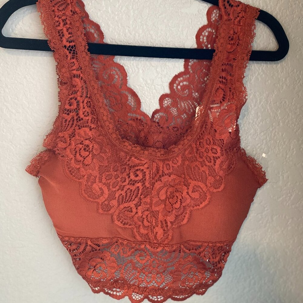 Padded Lace Bralette - Picture 1 of 2